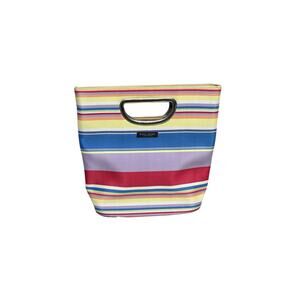 Kate‎ Spade Vintage Rainbow Stripe Handbag - Metal
D-Ring Handle Clutch